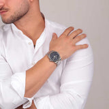 Maserati Competizione Blue Dial Silver Steel Strap Watch for Men - R8853100029 Authentic Buy Shop Now