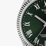 Tissot Ballade Powermatic 80 COSC Green Dial Silver Steel Strap Watch for Men - T156.408.11.093.00 Authentic Buy Shop Now