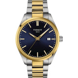 Tissot PR 100 Blue Dial Two Tone Steel Strap Watch for Men - T150.410.22.041.00 Authentic Buy Shop Now