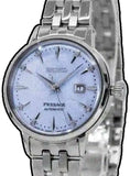 Seiko Presage Cocktail Time Automatic Skydiving Diamonds Blue Dial Silver Steel Strap Watch for Women - SRE007J1 Authentic Buy Shop Now