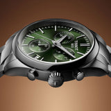Tissot PR 100 Chronograph Green Dial Silver Steel Strap Watch for Men - T150.417.11.091.00 Authentic Buy Shop Now