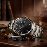 Tissot PR 100 Black Dial Silver Steel Strap Watch for Men - T150.410.11.051.00 Authentic Buy Shop Now
