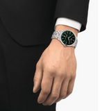 Tissot Chemin des Tourelles Powermatic 80 Green Dial Silver Steel Strap Watch for Men - T139.407.11.091.00 Authentic Buy Shop Now