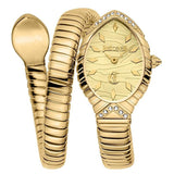 Just Cavalli Specchio Gold Dial Gold Steel Strap Watch for Women - JC1L322M0025 Authentic Buy Shop Now