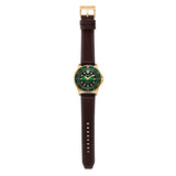 Citizen Mechanical Automatic Green Dial Brown Leather Strap Watch for Men - NJ0173-18X Buy Now By Citizen