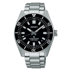 Seiko Prospex 1965 Heritage Divers Automatic Black Dial Silver Steel Strap Watch for Men - SPB453J1 Authentic Buy Shop Now