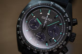 Seiko Prospex Speedtimer The Black Series Limited Edition Black Dial Black Steel Strap Watch for Men - SSC917 Authentic Buy Shop Now