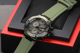 Tissot T Race Chronograph Black Dial Green Rubber Strap Watch for Men - T141.417.37.061.02 Buy Now By Tissot