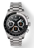 Tissot PR516 Chronograph Black Dial Silver Steel Strap Watch for Men - T149.417.11.051.00 Authentic Buy Shop Now