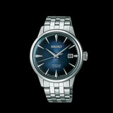 Seiko Presage Cocktail Time Automatic Blue Dial Silver Steel Strap Watch for Men - SRPB41J1 Authentic Buy Shop Now