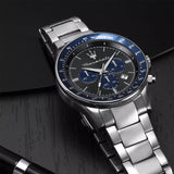 Maserati SFIDA Limited Edition Chronograph Grey Dial Silver Steel Strap Watch for Men - R8873640018 Authentic Buy Shop Now