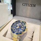 Citizen Mechanical Automatic Blue Dial Two Tone Steel Strap Watch for Men - NJ0174-82L Buy Now By Citizen