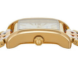 Tory Burch Eleanor White Dial Tri Tone Steel Strap Watch for Women - TBW1078 Buy Now By Tory Burch