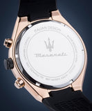 Maserati Stile Skeleton Chronograph Black Dial Black Silicone Strap Watch for Men - R8871642003 Authentic Buy Shop Now