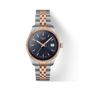 Tissot Ballade Quartz Blue Dial Two Tone Steel Strap Watch for Women - T156.210.22.041.00 Authentic Buy Shop Now