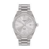 Tissot PRC 100 Solar Quartz Silver Dial Silver Steel Strap Watch for Men - T151.422.11.031.00 Authentic Buy Shop Now