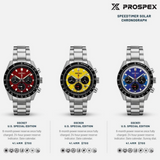 Seiko Prospex Speedtimer Solar Chronograph Yellow Dial Silver Steel Strap Watch for Men - SSC929 Buy Now By Seiko