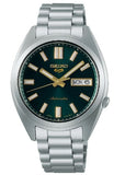Seiko 5 Sports Automatic Green Dial Silver Steel Strap Watch for Men - SRPL57K1 Authentic Buy Shop Now