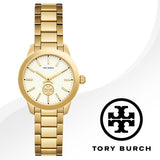 Tory Burch Collins White Dial Gold Steel Strap Watch for Women - TBW1300 Buy Now By Tory Burch