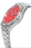 Tissot PRX Quartz Red Dial Silver Steel Strap Watch for Men - T137.410.11.421.00 Authentic Buy Shop Now