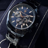 Maserati Attrazione Chronograph Blue Dial Blue Steel Strap Watch for Men - R8873626003 Authentic Buy Shop Now