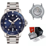 Tissot Seastar 1000 Powermatic 80 Blue Dial Silver Steel Strap Watch for Men - T120.407.11.041.03 Authentic Buy Shop Now