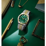 Citizen Tsuyosa 60 Automatic Green Dial Two Tone Steel Strap Watch for Men - NK0024-54X Authentic Buy Shop Now