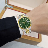 Citizen Tsuyosa 60 Automatic Green Dial Two Tone Steel Strap Watch for Men - NK0024-54X Authentic Buy Shop Now