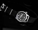 Seiko 5 Sports Automatic Black Dial Black Nylon Strap Watch for Men - SRPE67K1 Authentic Buy Shop Now