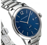 Burberry Classic Blue Dial Silver Steel Strap Watch for Men - BU10007 Authentic Buy Shop Now