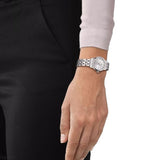 Tissot T Classic Dream Lady Silver Dial Two Tone Steel Strap Watch for Women - T129.210.22.031.00 Authentic Buy Shop Now