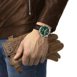 Tissot Chrono XL Classic Green Dial Brown Leather Strap Watch for Men - T116.617.16.092.00 Authentic Buy Shop Now