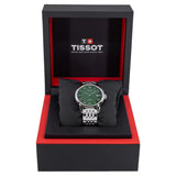 Tissot Le Locle Powermatic 80 Automatic Green Dial Silver Steel Strap Watch for Men - T006.407.11.093.00 Authentic Buy Shop Now
