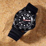 Citizen Mechanical Automatic Black Dial Black Rubber Strap Watch for Men - NJ0125-11E Buy Now By Citizen