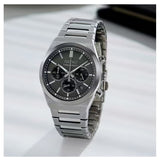 Seiko Conceptual Chronograph Grey Dial Silver Steel Strap Watch for Men - SSB455P1 Authentic Buy Shop Now