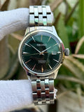 Seiko Presage Cocktail Time Automatic Green Dial Silver Steel Strap Watch for Men - SRPE15J1 Authentic Buy Shop Now