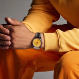 Citizen Tsuyosa Automatic Yellow Dial Silver Steel Strap Watch for Men - NJ0150-56Z Authentic Buy Shop Now