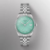 Tissot Ballade Quartz Green Dial Silver Steel Strap Watch for Women - T156.210.11.091.00 Authentic Buy Shop Now