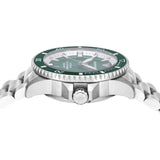 Emporio Armani Sea Explorer Green Dial Silver Steel Strap Watch for Men - AR60088 Buy Now By Emporio Armani