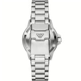 Emporio Armani Sea Explorer Green Dial Silver Steel Strap Watch for Men - AR60080 Buy Now By Emporio Armani