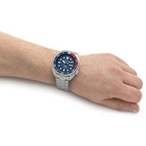 Seiko Prospex Sea Padi Blue Dial Silver Steel Strap Watch for Men - SRPE99K1 Authentic Buy Shop Now
