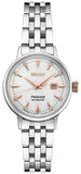 Seiko Presage Cocktail Time Skydiving Automatic Diamonds Mother of Pearl Dial Silver Steel Strap Watch for Women - SRE009J1 Authentic Buy Shop Now