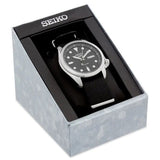 Seiko 5 Sports Automatic Black Dial Black Nylon Strap Watch for Men - SRPE67K1 Authentic Buy Shop Now
