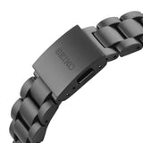 Seiko Prospex Speedtimer The Black Series Limited Edition Black Dial Black Steel Strap Watch for Men - SSC917 Authentic Buy Shop Now