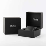 Hugo Boss Candor Black Dial Gold Steel Strap Watch for Men - 1514077 Buy Now By Hugo Boss