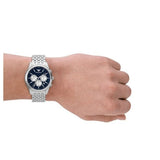 Emporio Armani Antonio Chronograph Blue Dial Silver Steel Strap Watch for Men - AR11582 Buy Now By Emporio Armani