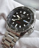 Seiko 5 Sports SKX Automatic Black Dial Silver Steel Strap Watch for Men - SRPL85K1 Authentic Buy Shop Now
