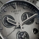 Tissot Seastar 1000 Chronograph Black Dial Black Steel Strap Watch for Men - T120.217.33.061.00 Authentic Buy Shop Now