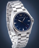Emporio Armani Frederico Analog Blue Dial Silver Steel Strap Watch for Men - AR11620 Buy Now By Emporio Armani