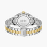 Hugo Boss Runner Chronograph Grey Dial Two Tone Steel Strap Watch for Men - 1514144 Buy Now By Hugo Boss